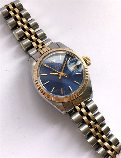 rolex blue vintage|Rolex blue motif.